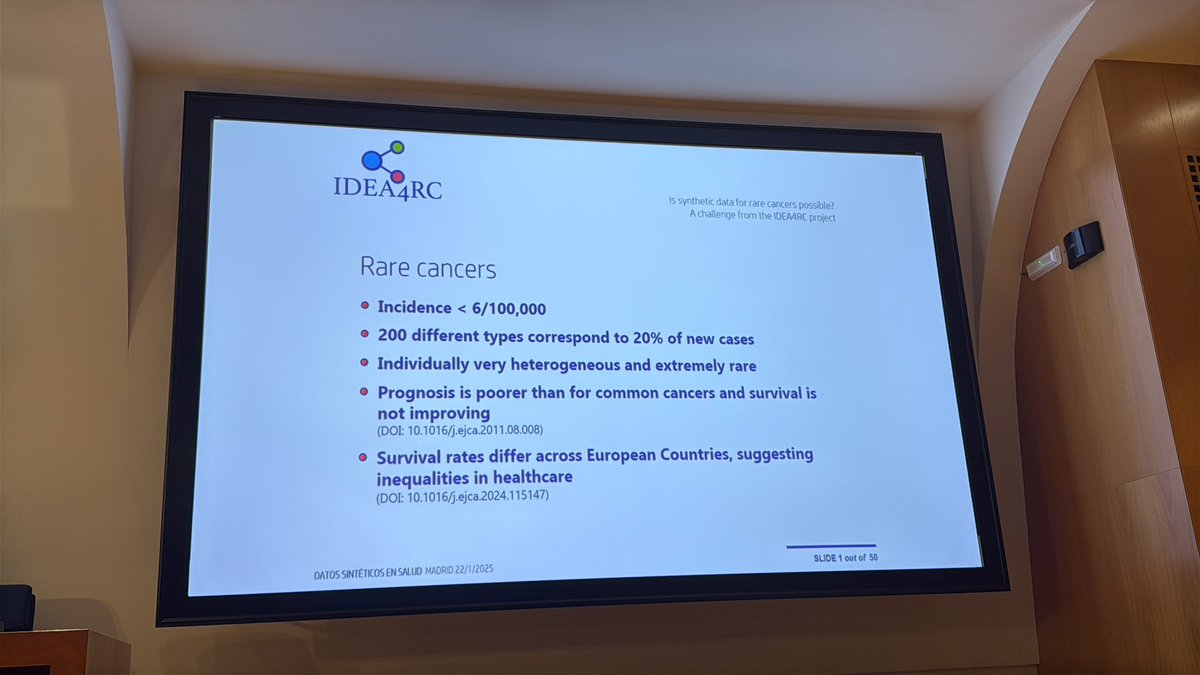 juliomayol's tweet image. Is #syntheticdata for rare cancers possible? 
#datathon2025 @IIS_IdISSC