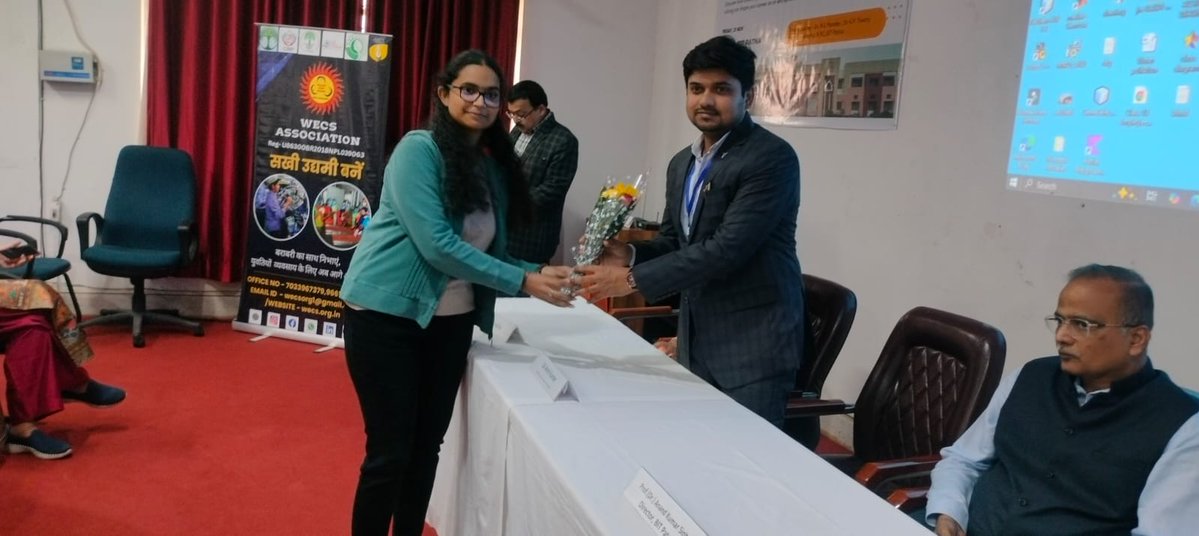wecspatna's tweet image. Welcome to Wecs Association.
Contact- 7033967379
mail id- wecsorg1@gmail.com
Website- wecs.org.in
&quot;Glimpse of Yuva Udyami Bane Program&quot; held on 21st Nov.2025 at BIT Mesra,Patna.