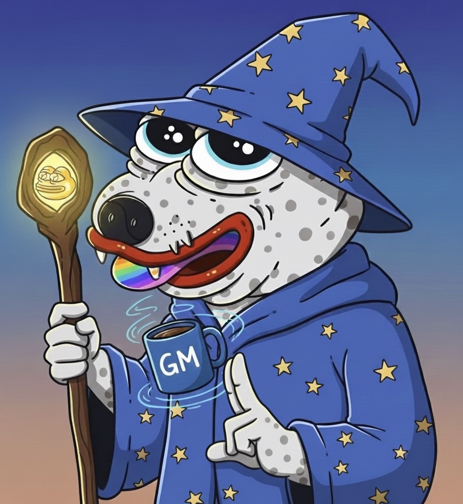 cc8cto's tweet image. Gm, from the Magic Internet Dog! 🧙‍♂️🪄💫
