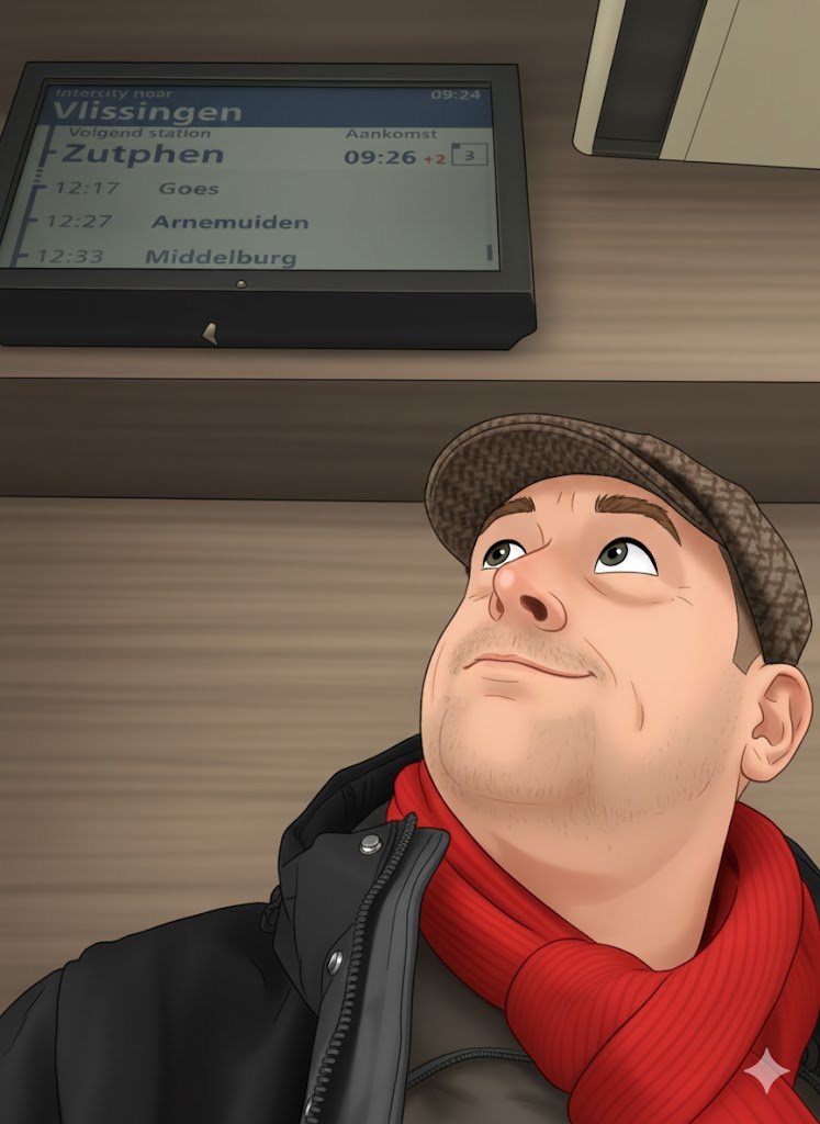 Met de trein naar Antwerpen, voor een gezellig middagje en avondje met de vrouw
