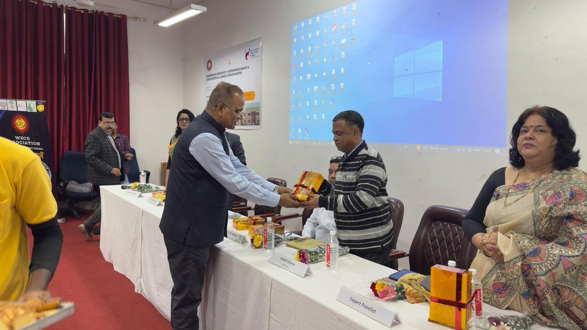 wecspatna's tweet image. Welcome to Wecs Association.
Contact- 7033967379
mail id- wecsorg1@gmail.com
Website- wecs.org.in
&quot;Glimpse of Yuva Udyami Bane Program&quot; held on 21st Nov.2025 at BIT Mesra,Patna.