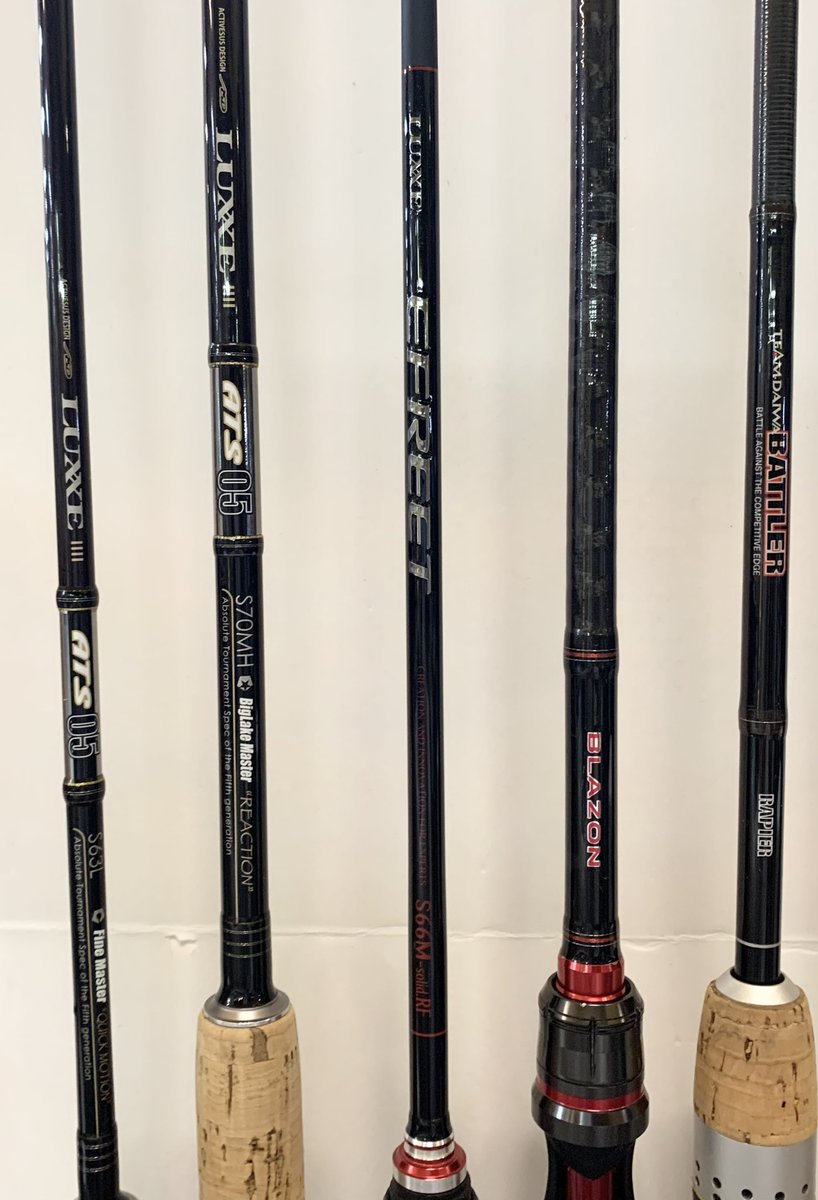 こんにちは。新人です🙇‍♂️ 本日品出しロッドです！ いいバスロッド