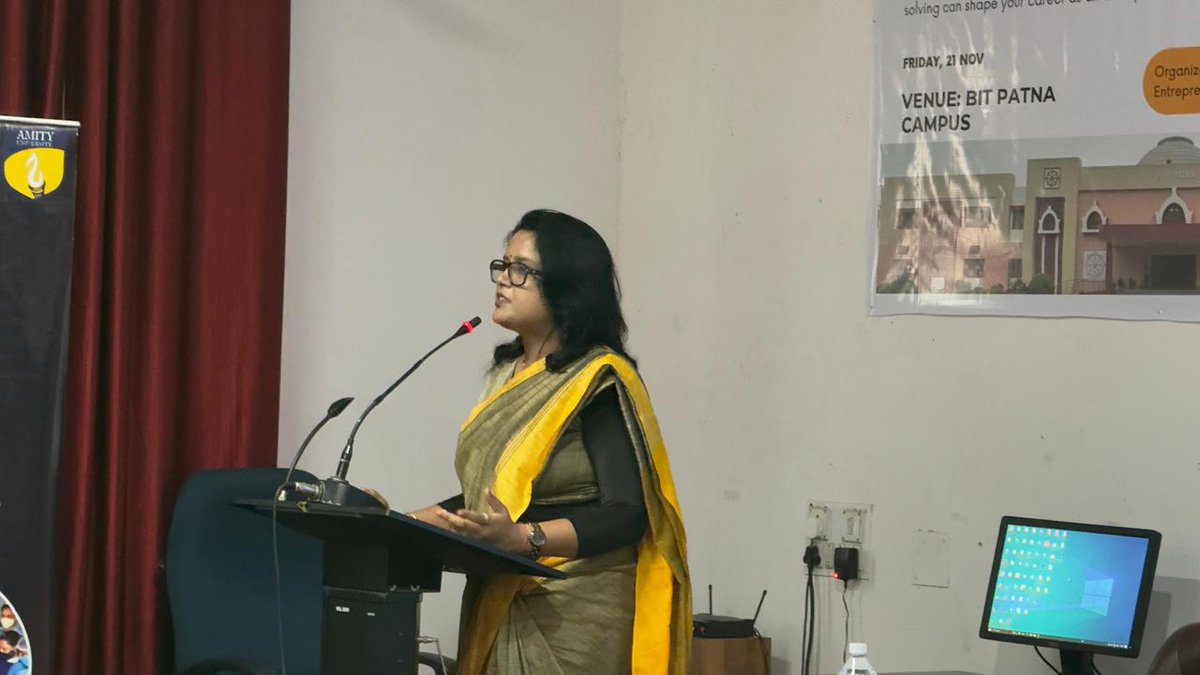 wecspatna's tweet image. Welcome to Wecs Association.
Contact- 7033967379
mail id- wecsorg1@gmail.com
Website- wecs.org.in
&quot;Glimpse of Yuva Udyami Bane Program&quot; held on 21st Nov.2025 at BIT Mesra,Patna.