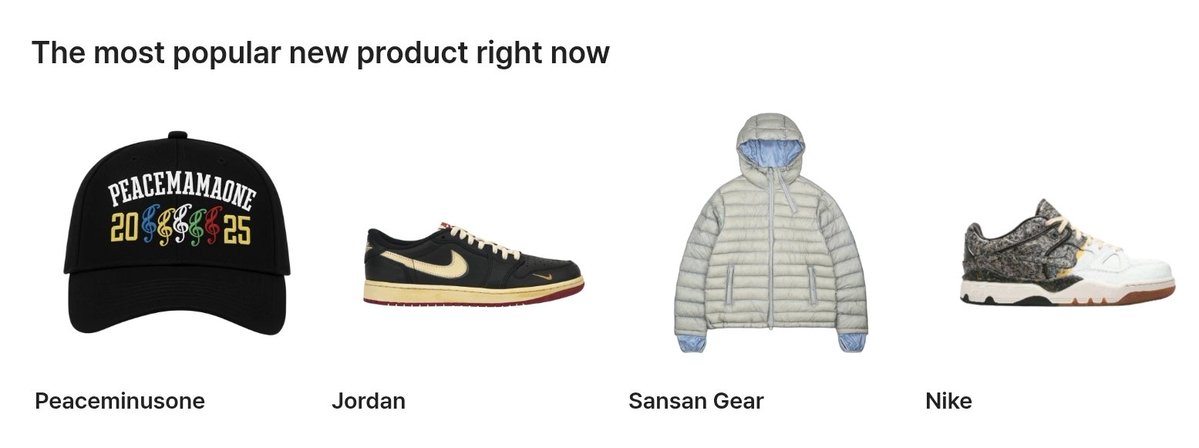 WhiteTamar1's tweet image. #GDRAGON Impact 
Peacemamaone by Peaceminusone G-DRAGON is the #1 Hottest products on KREAM Korea &amp;amp;
PEACEMINUSONE is the #1 Most Popular new product on KREAM Korea 
❤👆