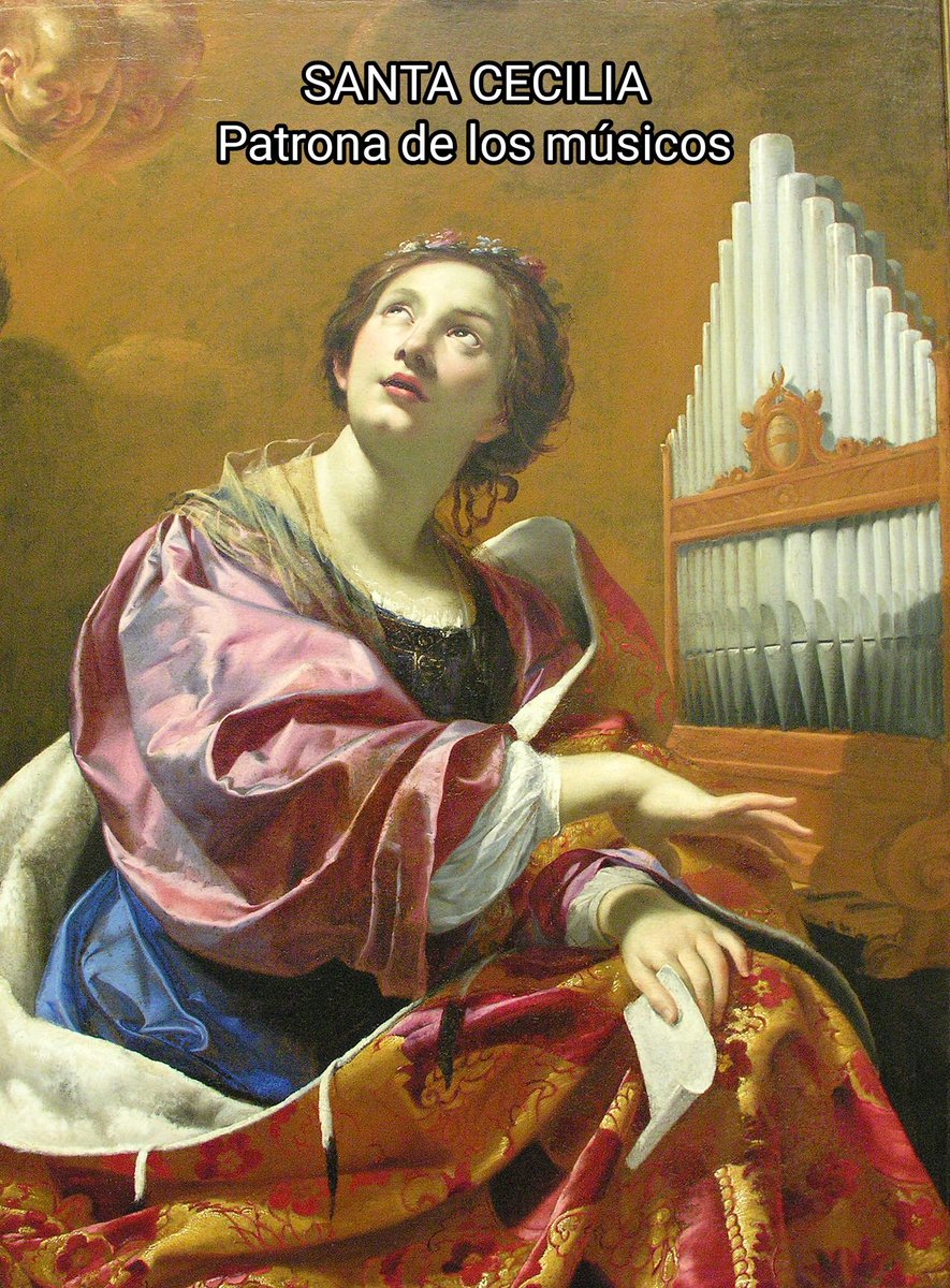 Feliz día de Santa Cecilia, patrona de los músicos, para los componentes de todas las formaciones musicales que ensayan diariamente con el único fin de disfrutar de la música.
