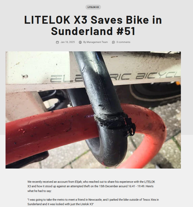 PenningNow145's tweet photo. Really @Litelok? The lock also caused the bike to appreciate in value from £950 to £5,700 as well? Insane. 
https://t.co/WuJ9Qaowfb #Security #litelok #hiplok https://t.co/UahDjiih0k