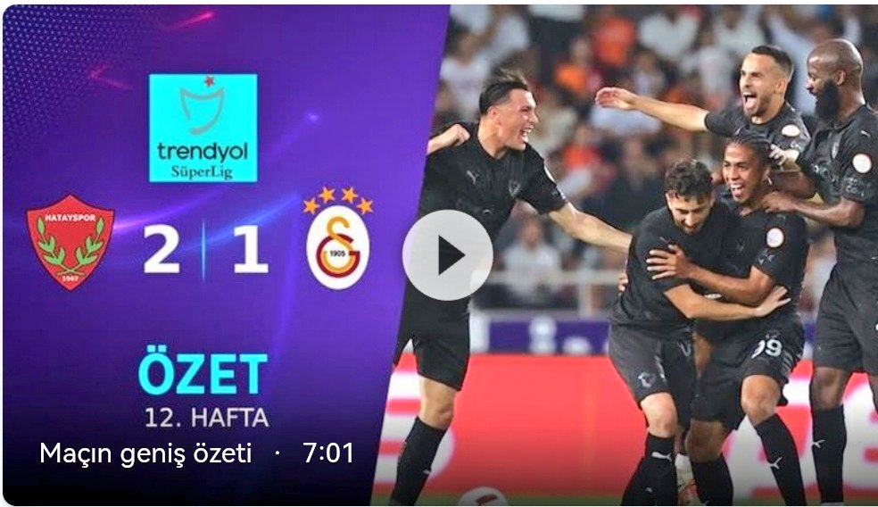 Galatasaray 1-2 Gençlerbirliği