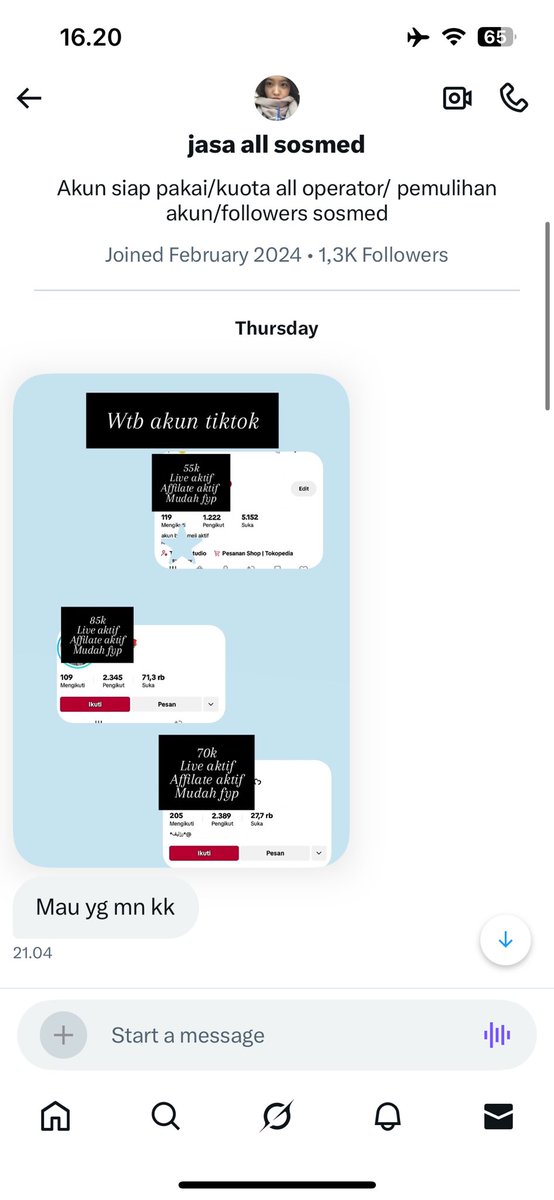 @Tozzstore tukang tipu hatihati masih online aja nawar nawarin #zonauang
ga gue kata katain atau gue kasarin ya lo