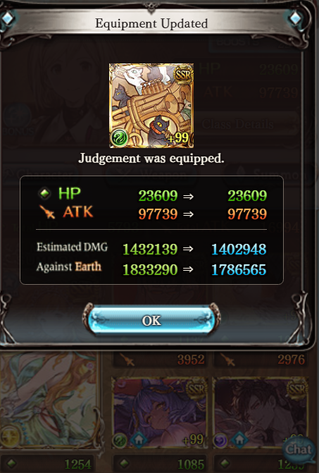 mizak0's tweet image. I can only replicate it on classes with 30% amp (apsaras, glorybringer (pic 1)) 
If I drop my kaguya&apos;s fans, it works as expected again (pic 2)