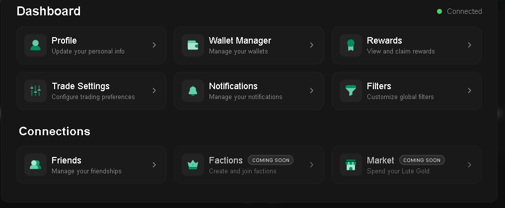 MistaredSol's tweet image. gm weekend grindors. Wanna know my weekend secret? Lemme share a nugget

So, you agree Weekends are for touching grass and a few resets here and there yea?.

If you’re trading, the first place you should look is your dashboard.

The @lute dashboard hits like a clean workstation —…