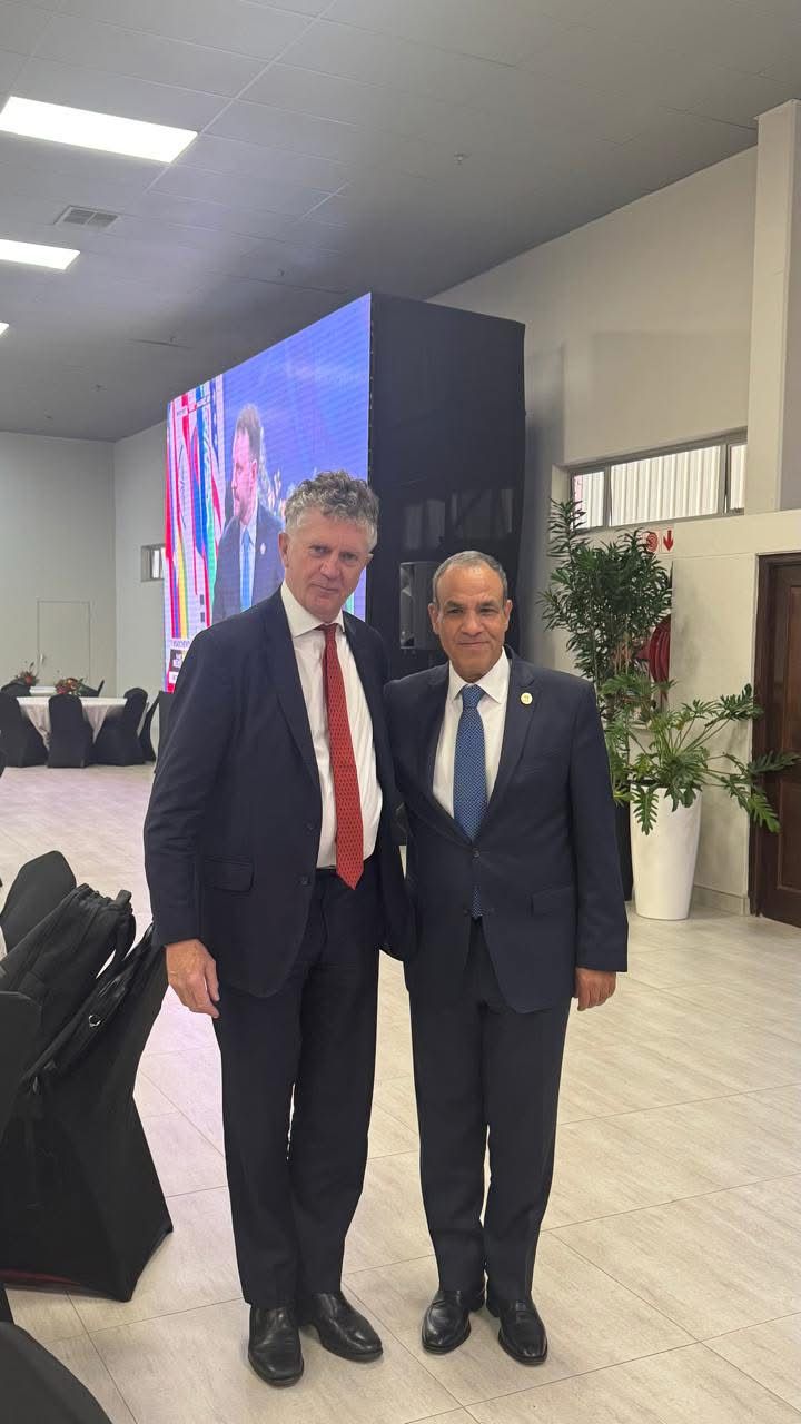 لقاء عبد العاطي بمستشار الأمن القومي البريطاني، وذلك على هامش قمة مجموعة العشرين في جوهانسبرغ (إكس)