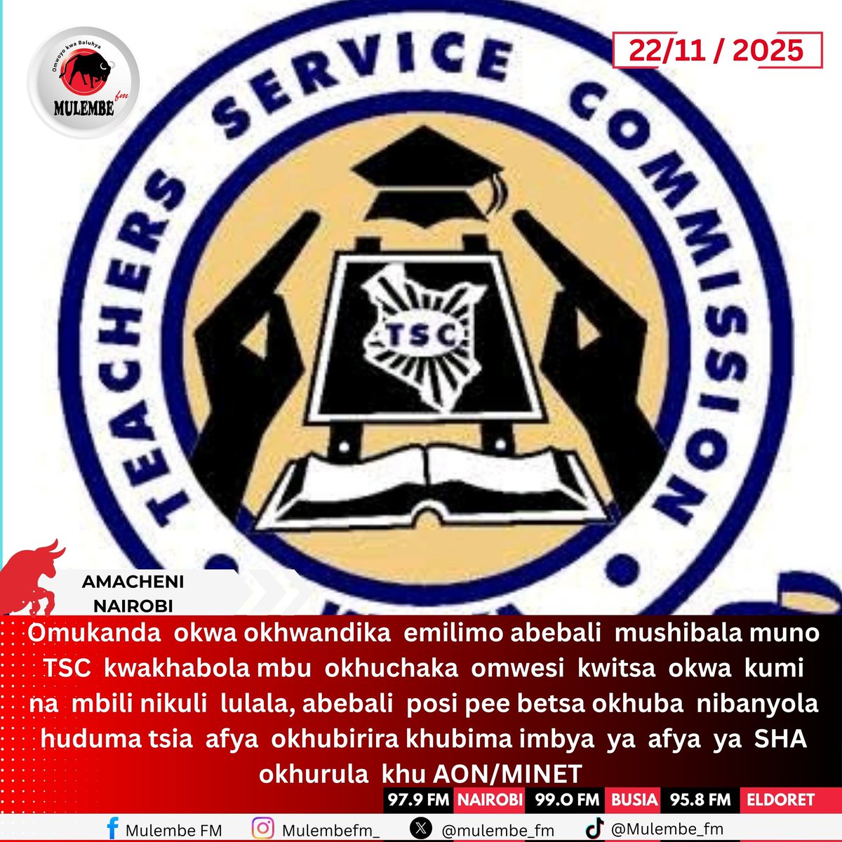 Mulembe_FM's tweet image. #Amacheni #Avalimu #NairobiKenya