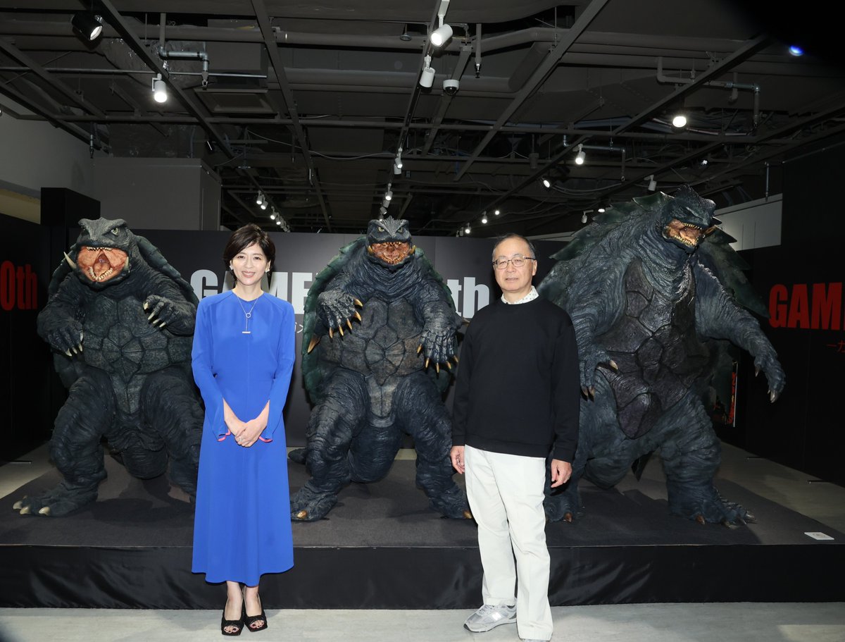 gamera_info's tweet photo. ＃ガメラEXPO 開催中！
中山忍さん＆金子修介監督にご来場頂きました🎊
＿＿＿＿＿＿＿＿＿＿＿＿
サインを頂いたパネル、ぜひ会場でご確認下さい！
ガメラEXPOの詳細はこちら→
https://t.co/5a9orEvf0l https://t.co/NDrWZtegJ6