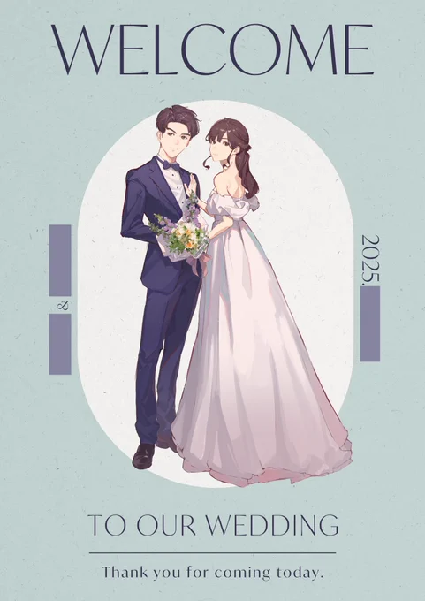 Congratulations! #いい夫婦の日 #イラスト