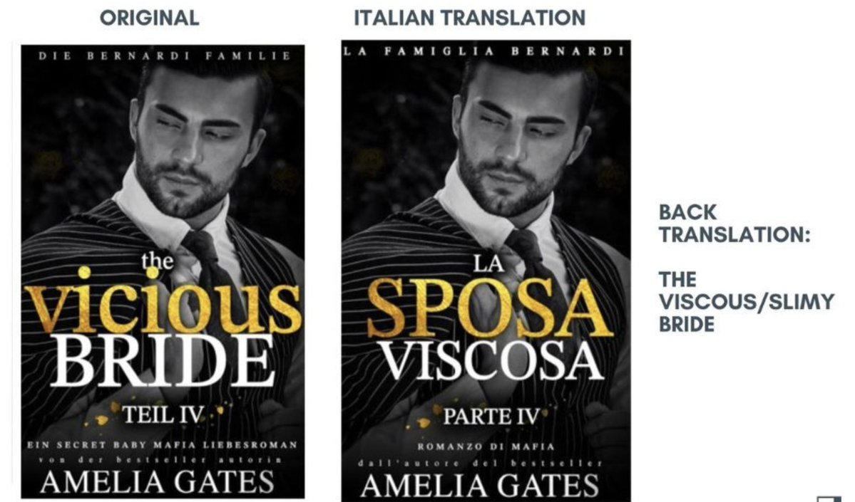 Smart_Translate's tweet image. Colleague Isabelle Nanni shared some AI-translated book titles and their back #translation.
Some of these authors think professional #translators are &quot;costly &amp;amp; untrustworthy&quot;, others have  been scammed by 3rd parties.
But the cost in terms of reputation?!
linkedin.com/posts/isabella…