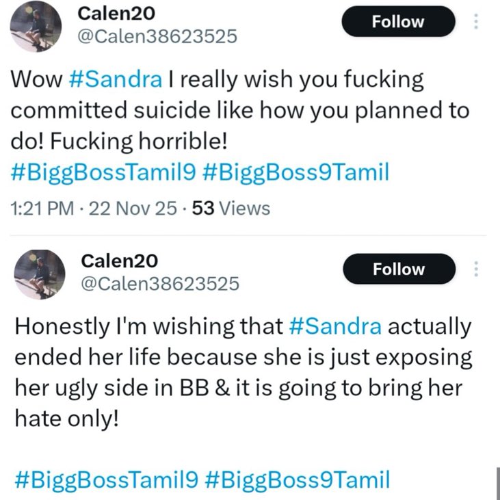 DeadmanxXd's tweet image. Guys seriously 😟 go and see doctor listen music it’s a game show they are getting salary from it stay healthy 🙄🤷‍♂️

#BiggBossTamil9