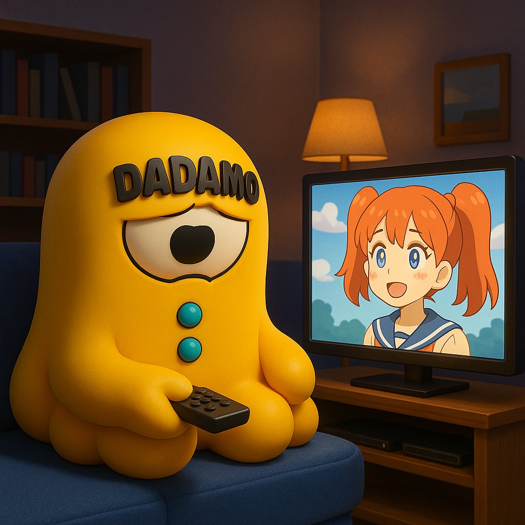 DADAMO_Base's tweet image. 🌏✨ Sometimes DADA just sits and thinks…
“What if anime reached even MORE corners of the world?” 🎌📺
Because the love for anime shouldn’t have borders, and DADA wants to help spread it globally. 💫