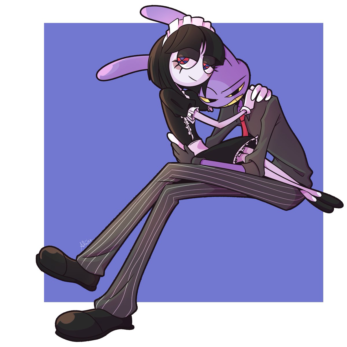 screaming_alice's tweet image. So true. 
💜❤️💙

#tadc #maidjax  #pomni #funnybunny #tadcjax #tadcpomni #TheAmazingDigitalCircus