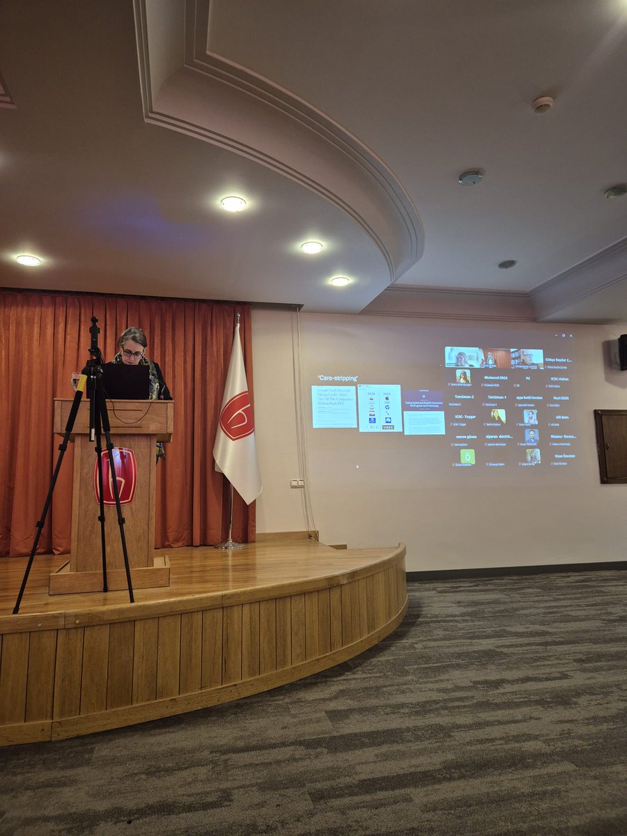 ICSC 3. gün Jo Littler'ın Ditching DEI: The Cultural Politics of 'Care-Stripping' sunumu başlıklı konuşmasını yaptı.

Oturum Başkanı: Burcu Şimşek