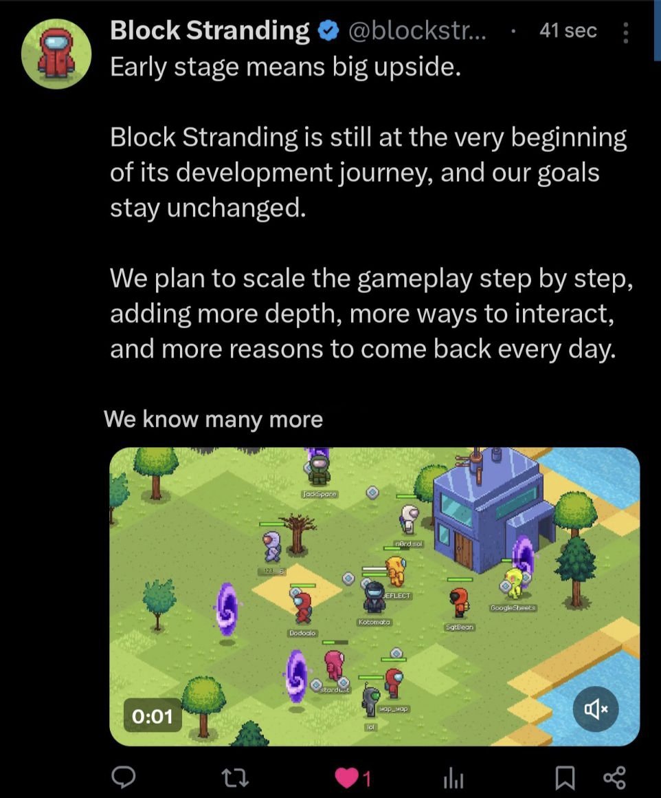 ssadkinss's tweet photo. Once again, the @blockstranding team delights us with inspiring speeches. 

They haven't forgotten that the snapshot wasn't taken. 

They haven't forgotten that the community is waiting for TGE and are ready to launch this process at the highest level. 

They haven't forgotten about us, their community. 

I am pleased to read this. Perhaps they have accustomed us to this, or perhaps I have come to terms with the fact that the $STRAND TGE has been postponed.