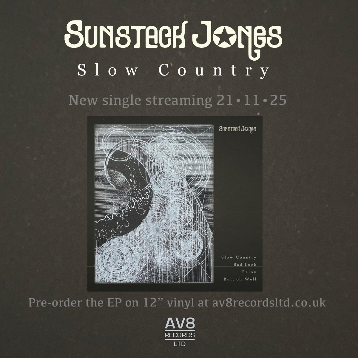 wilkinsonpete's tweet image. SUNSTACK JONES EP . Now available at av8recordsltd.