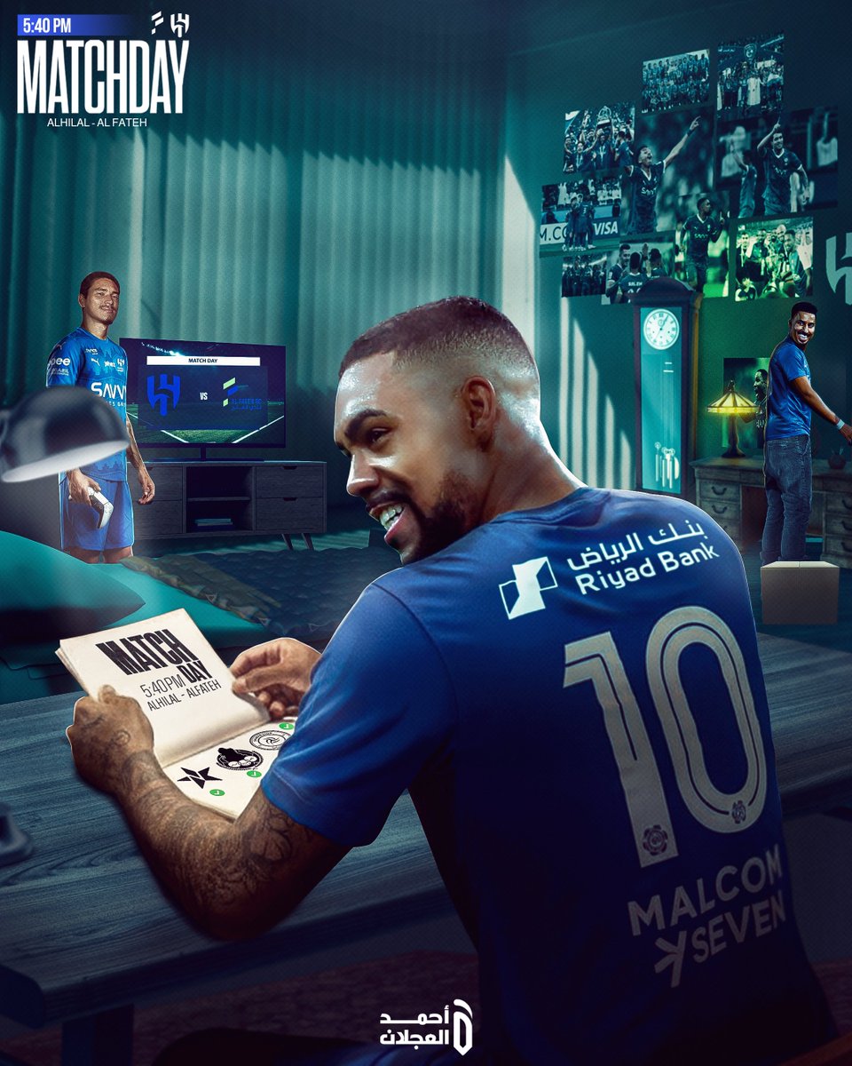 🔵 MATCH DAY

#الهلال 🆚 #الفتح
🏟️ المملكة أرينا 
⏰ 5:40 PM

⚡️ #دوري_روشن_السعودي