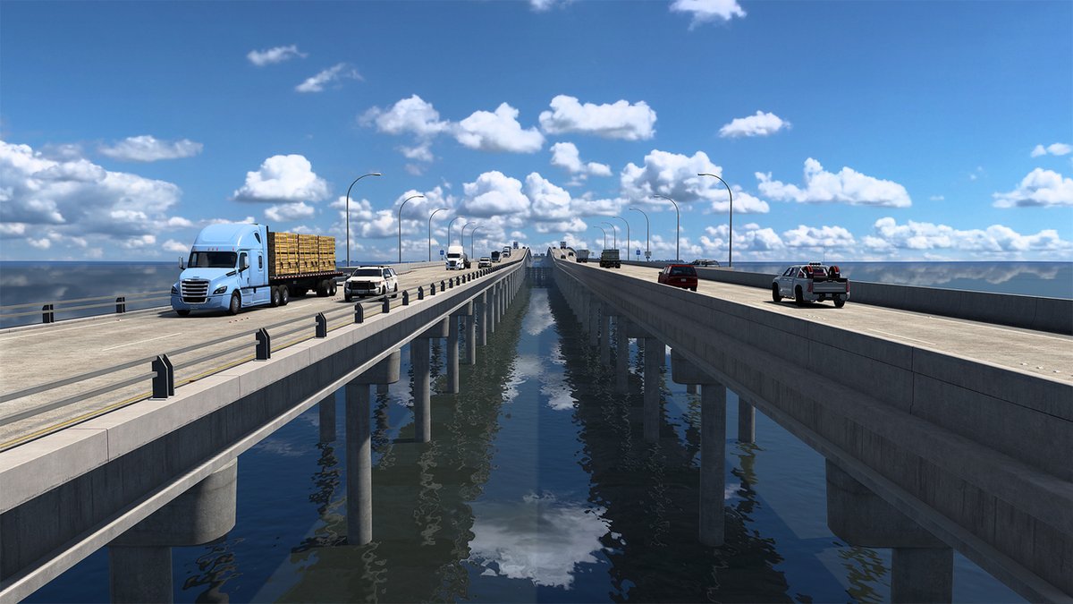 spielemagazin's tweet photo. 🆕 American Truck Simulator: Louisiana DLC erscheint bald 
🔗 https://t.co/18EDlTgQDT
📢 SCS Software bestätigt Release und zeigt neuen Trailer...

#americantrucksimulator #louisianadlc #scssoftware #atsupdate #trucksimulator https://t.co/eYzDQ2sqPK