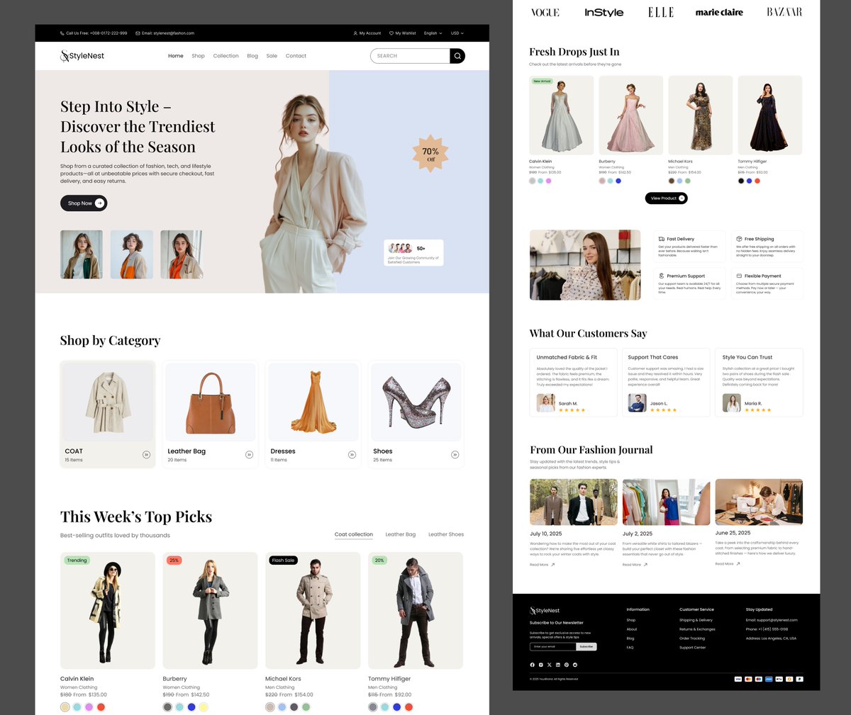 MahmudElona's tweet image. Just finished designing a modern, minimal fashion e-commerce UI 
Would love to hear your feedback on the layout, spacing, and overall visual direction.
Your suggestions are always appreciated! 
#UIDesign #UXDesign #WebDesign #Ecommerce #DesignFeedback #figmadesign