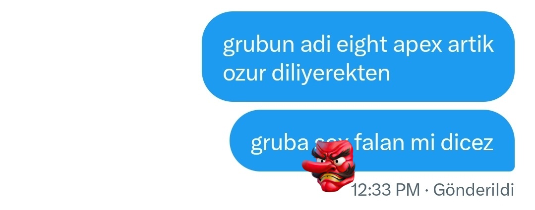 EPEX YUZUNDEN DMDEN KISITLAMA YEDIM
BU MESAJ YUZUNDEN HA