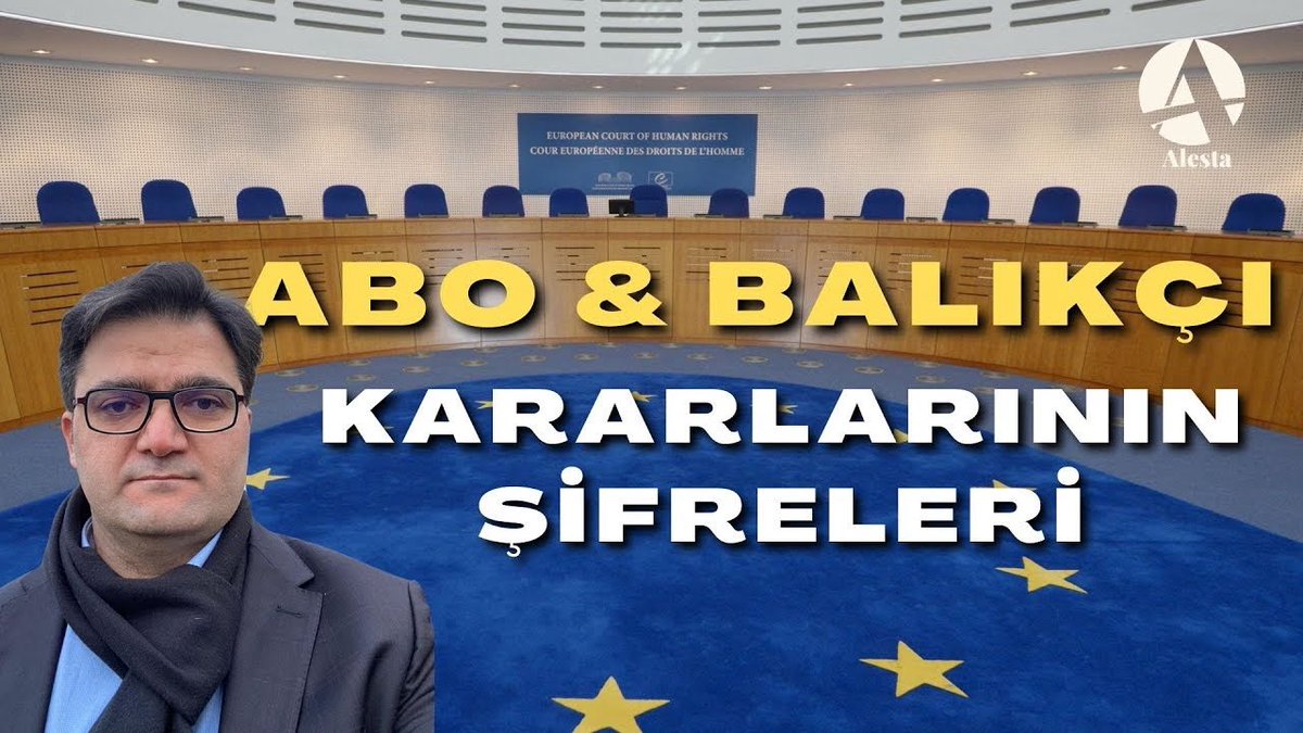 alesta2002's tweet photo. ‼️Oktay Bahadır ile HUKUK

ABO ve Balıkçı kararları

Avukatsız ifade, katalog suç ve sistemik ihlal: AİHM çerçevesi netleşiyor.
@Bahadir_Dr @TuncayAlesta 

https://t.co/BMe64tt16x https://t.co/FfuhsAUzn2
