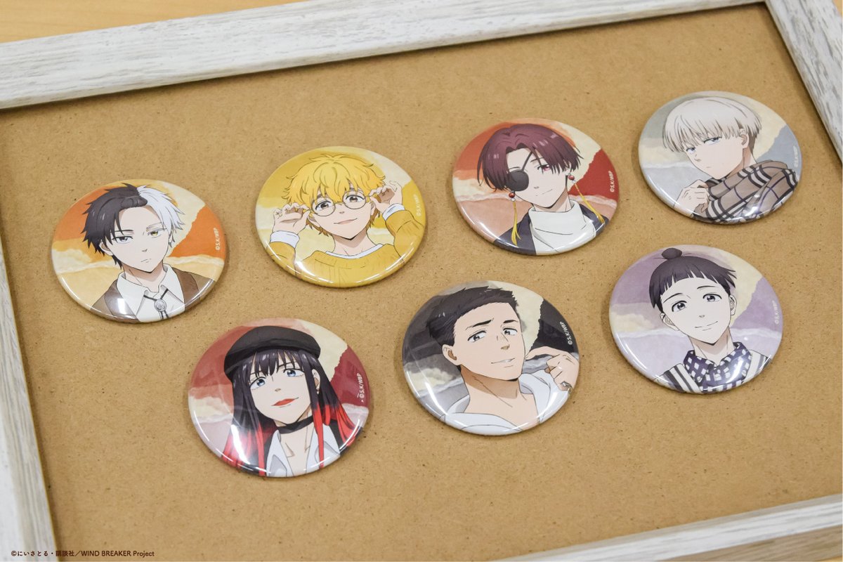 WIND BREAKER Autumn Wind Fest. 缶バッジ BOX TVアニメ「WIND BREAKER Season 2」 Autumn Wind Fest