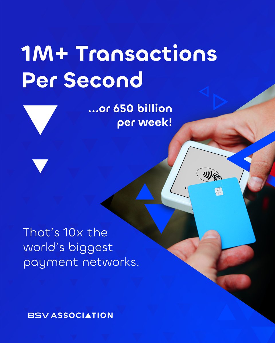 Hash_Layer's tweet image. 1M+ transactions per second. That&apos;s the power of BSV and Teranode pushing Bitcoin beyond all limits.

No other network comes close to this scale, enabling the future of global payments.
#Scalability #FutureOfMoney #Innovation