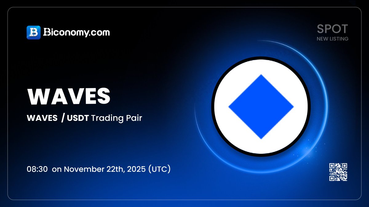 BiconomyCom's tweet image. 🚀NEW LISTING🔥 $WAVES

We are excited to announce that @wavesprotocol has been listed on Biconomy.com! The #WAVES / #USDT spot trading pair will be available!🔥
biconomy.com/exchange/WAVES…

About Waves：
&quot;Waves is a multi-purpose blockchain platform which supports various…