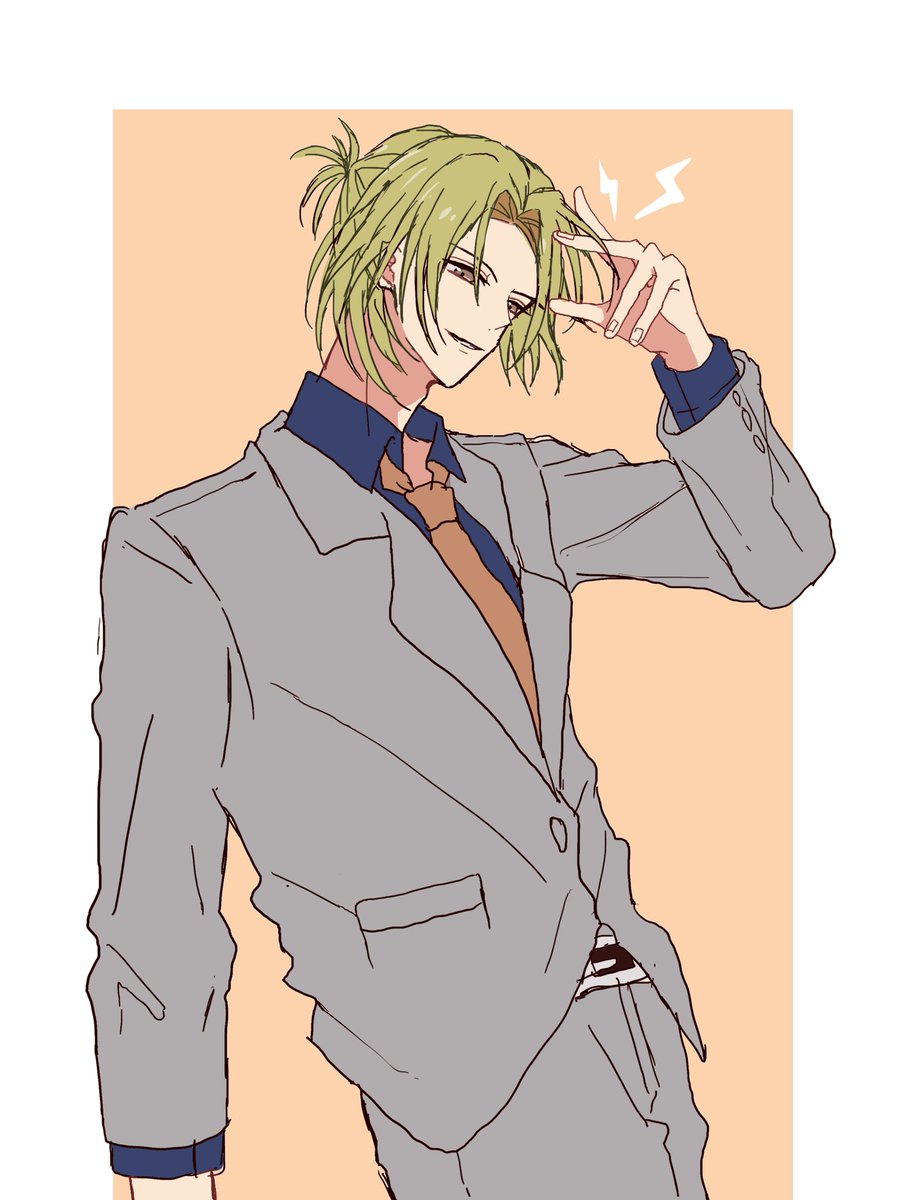 ぐんぺー（いのけいHO1）にちゃんとスーツ着てもらった⚡✨