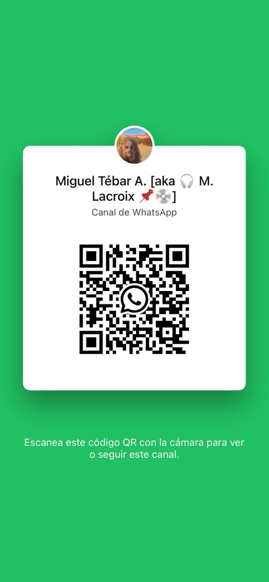 🆕Si me queréis (seguir) x WhatsApp bit.ly/MiguelTebarA_M…