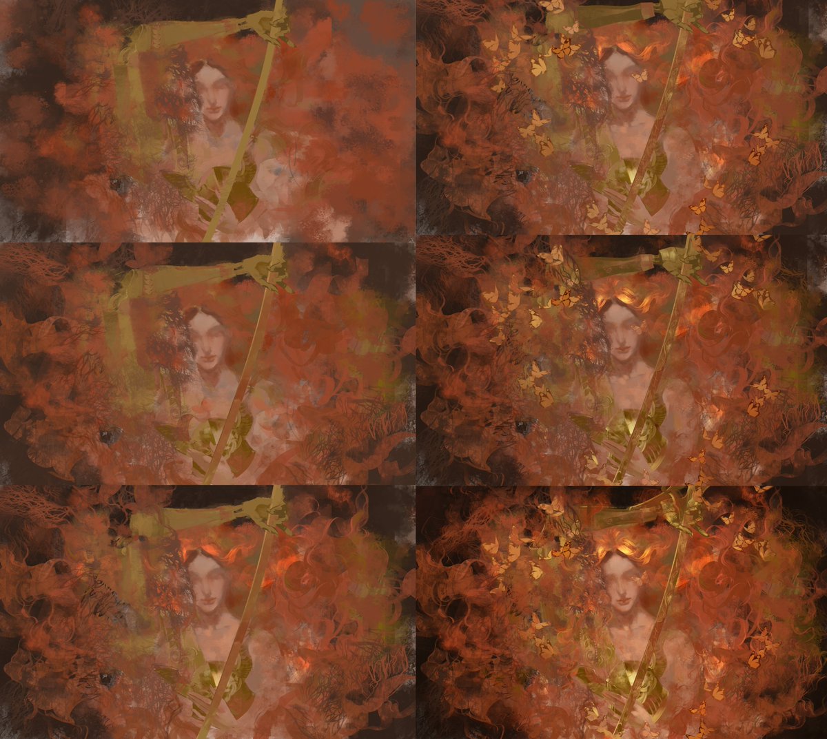 Reinrice's tweet image. process of work ──★ ˙🍓 ̟ !!

 #eldenring #process