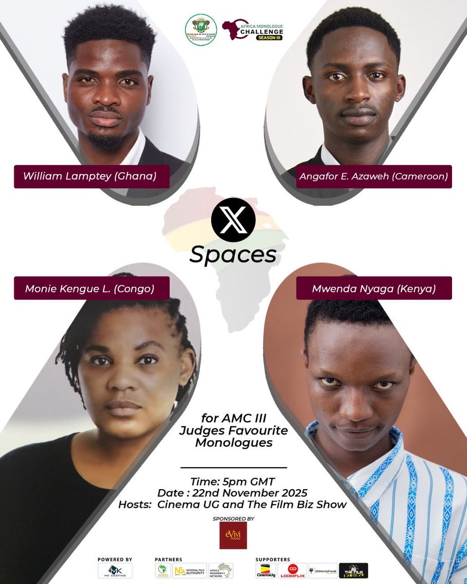 I’m excited that my monologue made it to the judges’ top favorites in this phase of <a href="/africamonolog/">AfricaMonologue</a> .
Catch the top 4 on X spaces today at 5pm🤩🇬🇭

#TheGreatestShowman