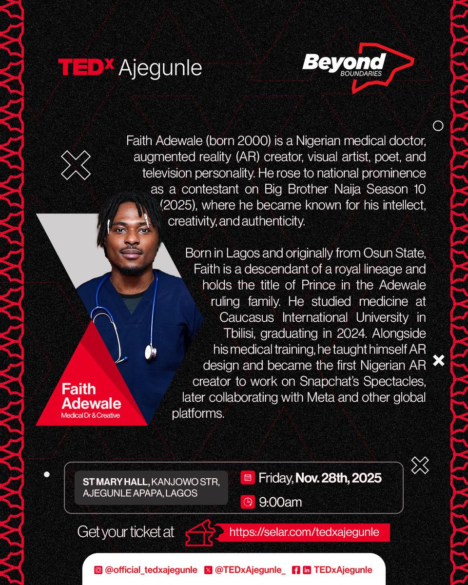 See you at the next TEDxAjegunle tweet media