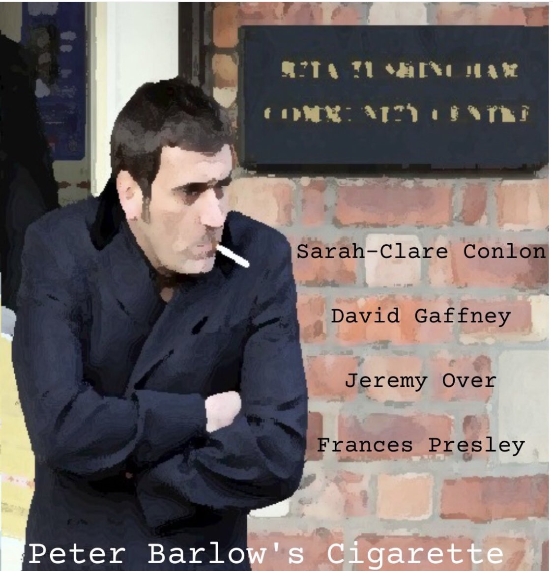 📚TODAY! If you’re in Manchester (Saturday, 4pm), it would be dead good to see you at the 50th Peter Barlow’s Cigarette – 50th, blimey! Amazing readers: Frances Presley, Jeremy Over and David Gaffney. Oh, and *cough* me. Free as well and the venue is ace – bring your pocket money
