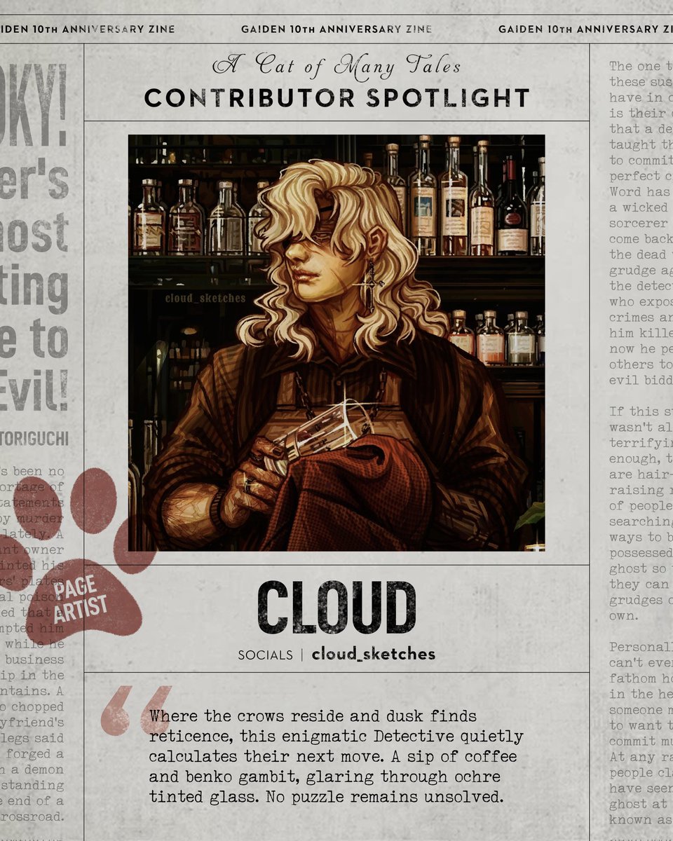 bsdgaidenzine's tweet image. ⌕CONTRIBUTOR SPOTLIGHTS⌕

Introducing artist @cloud_sketches !🐾

📌bsdgaidenzine.carrd.co