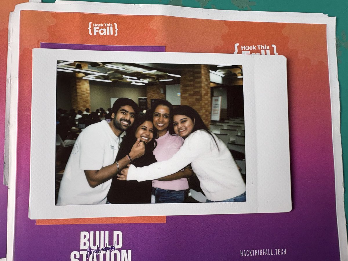 HaimantikaM's tweet image. Spent this afternoon attending @hackthisfall build station in Hyderabad.

The vibes were immaculate (so good that I wanted to participate as a hacker). 

Shoutout to @siddharth_hacks for having built this wonderful community. 

Loved meeting old community friends in Hyderabad…