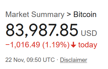 ALLKAResearch's tweet photo. 🟥 $BTC BITCOIN is below 84,000. $RIOT $BITF Miners are starting to SUFFER heavy losses.

This is the end. ₿🪙TARGET: below $50,000.

🟥🟥🟥🟥

#BTC #Mining