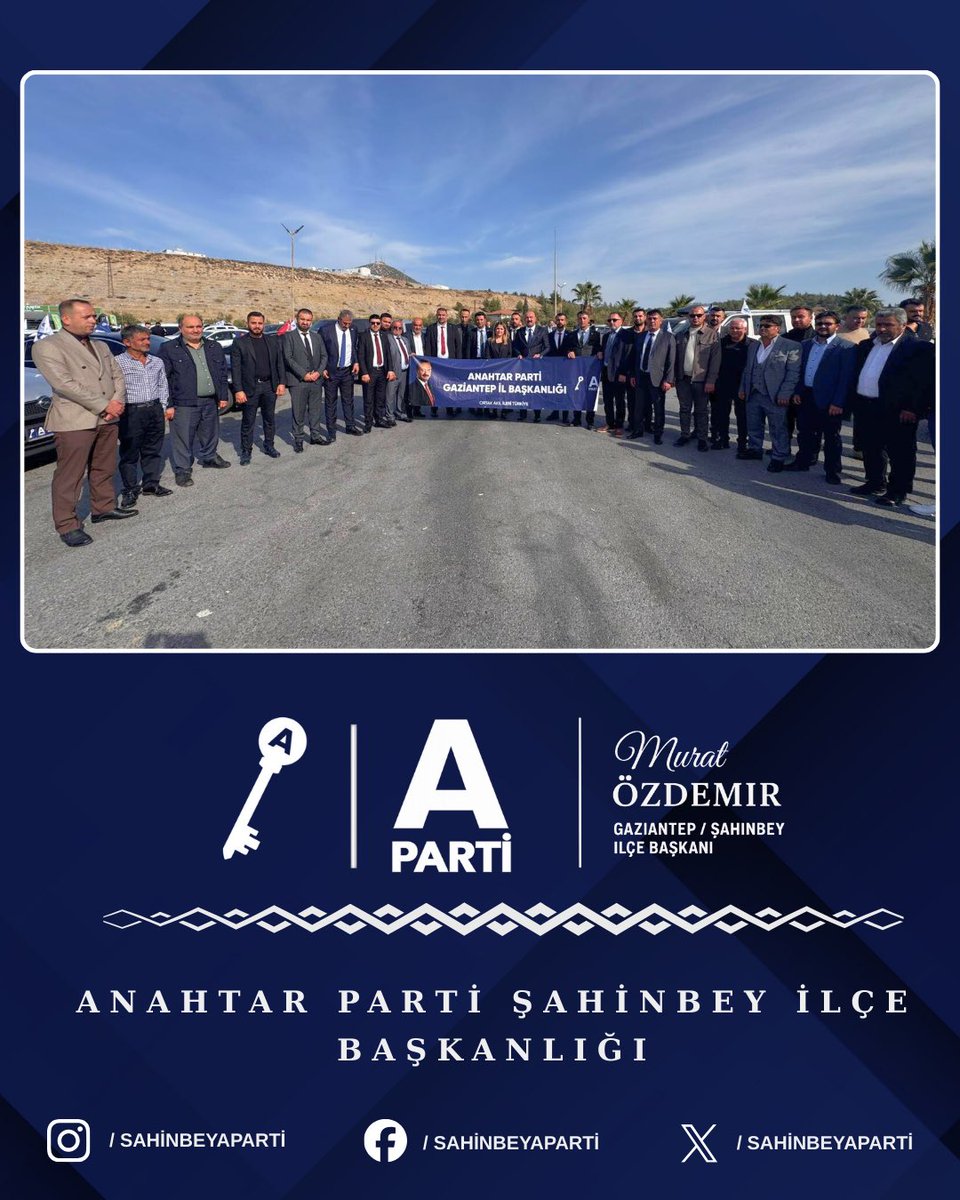 n’e, Anahtar Parti’mizin gönül kapılarını açmaya gidiyoruz. 🔑
Genel Başkanımız Yavuz Ağıralioğlu’nun teşrif edeceği Mersin İl Başkanlığı açılışında;

Milletin anahtarını yeniden millete teslim etmek için,
Mersin’de buluşuyoruz. 🇹🇷