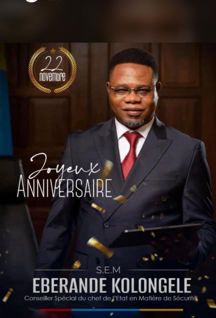 anelkamanzila2's tweet photo. En cette journée exceptionnelle, nous adressons nos vœux les plus chaleureux d'anniversaire à l'homme des situations, le conseiller spécial du président en matière de sécurité, le professeur #CASHMIR #EBERANDE #KOLONGELE. https://t.co/9pfYbdhnCa