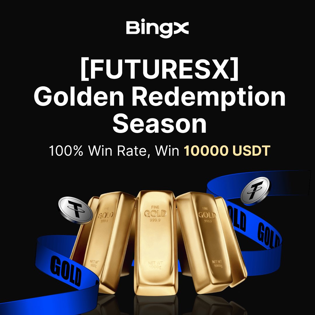 bnb_girl1's tweet image. 🚨 FuturesX Golden Redemption Season is LIVE!  

🎯 100% Win Rate  
💰 Trade Futures &amp;amp; win from a 10,000 USDT prize pool  
🗓️ Nov 19–28  

Don&apos;t miss out  join the action now!  
🔗 bingx.com/partner/BingXc… 

#Crypto #FuturesX #TradingEvent #USDTGiveaway #BingX