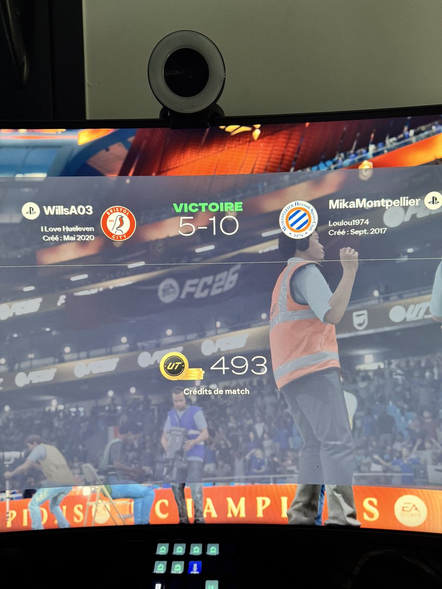 Tout les matchs des scores comme ça, aucun plaisir, que de la meta horrible.

J’ai pas peur de le dire <a href="/easportsfcfr/">EA SPORTS FC France</a> FC26 c’est pas le pire FC ou FIFA non non non ce serait trop facile. 

#FC26 Est le pire jeu de foot jamais conçu dans l’histoire des jeux vidéos et de TRÈS TRÈS