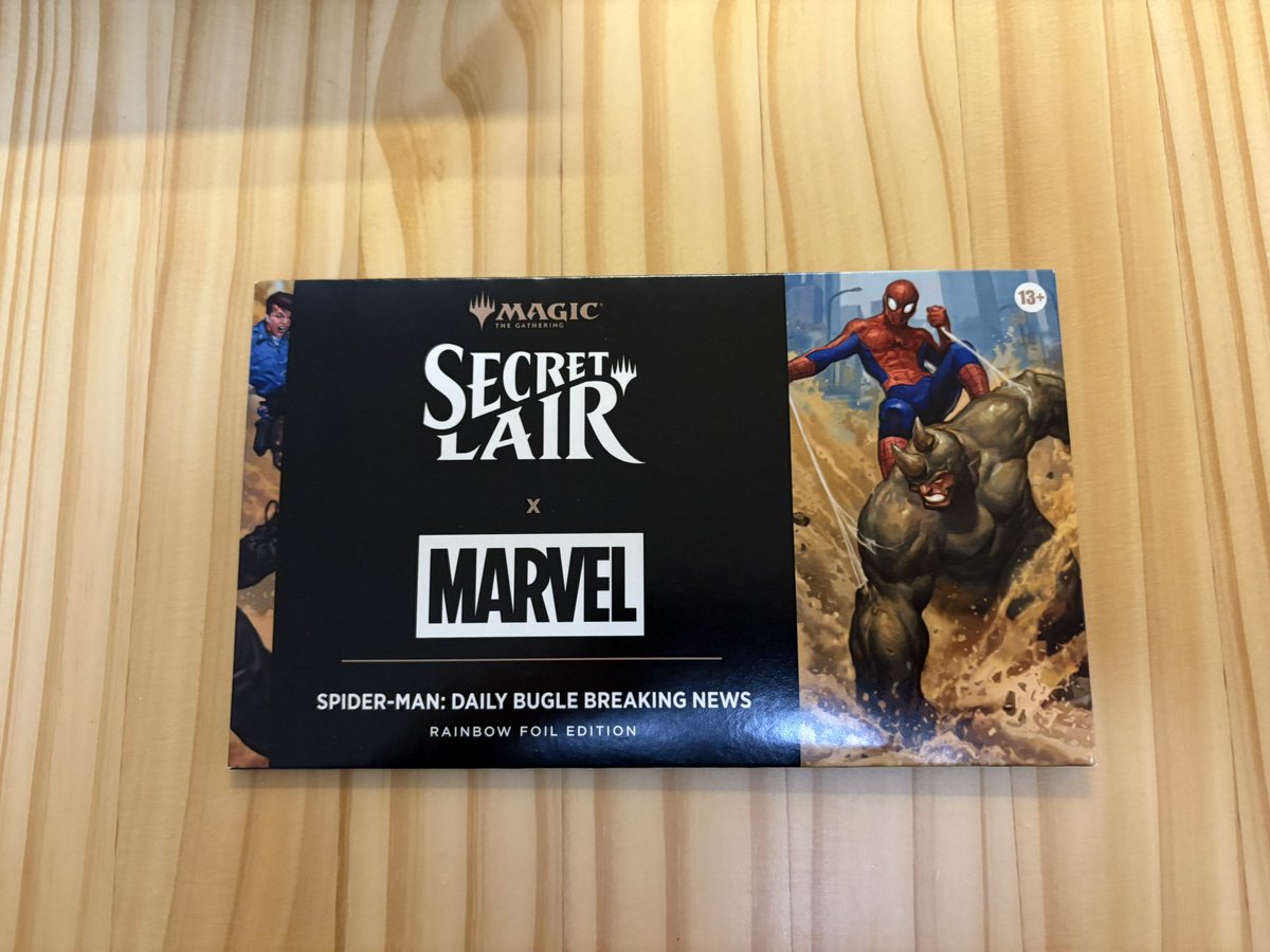 スパイダーマンのSECRET LAIR届いた！