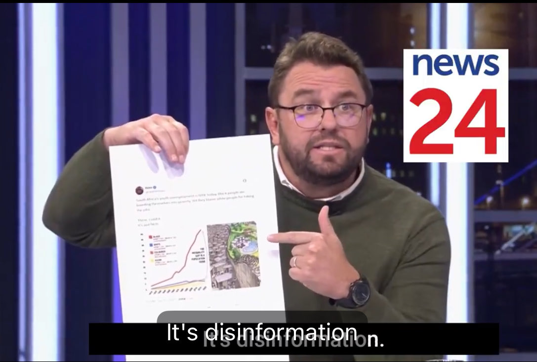 <a href="/PieterDuToit/">Pieter Du Toit</a> Propoganda Piet is running the biggest disinformation desk in SA.