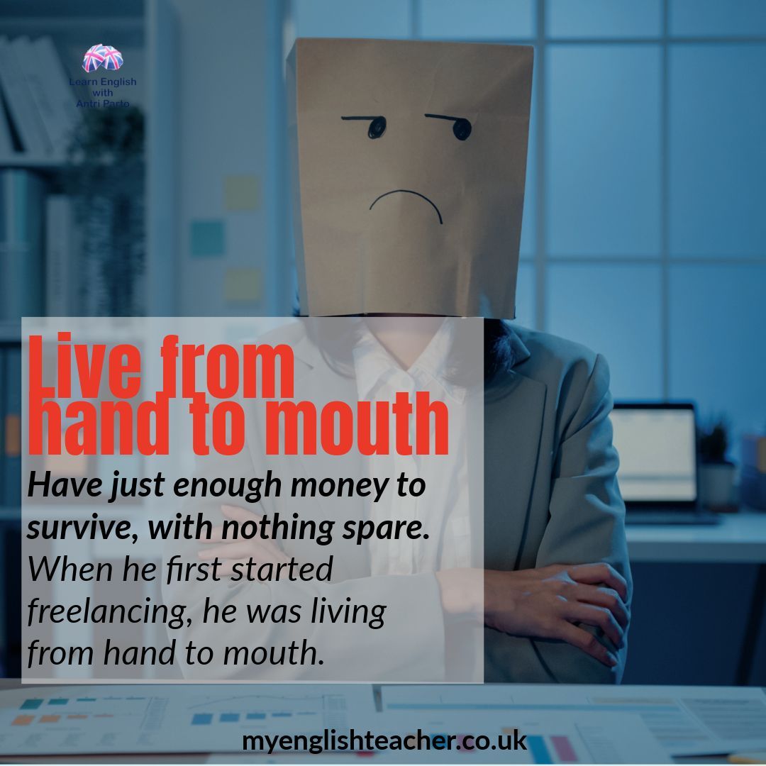 MyLinguaAcademy's tweet image. Learn idioms about money
#learnenglish