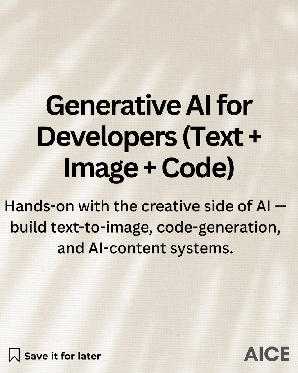 AICenterOE's tweet photo. Developers: AI skills are now part of the job description.
Here are the 5 advanced AI courses that will future-proof your 2025 roadmap.
From LLM Ops → AI Agents → MLOps → System Design.
Upgrade your stack with AICE ⚙️🤖
#AICE #AIforDevs #BuildWithAI #Trending #DeveloperRoadmap https://t.co/SiFtMweaoI